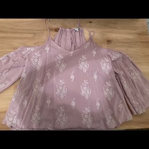 Cold shoulder blouse